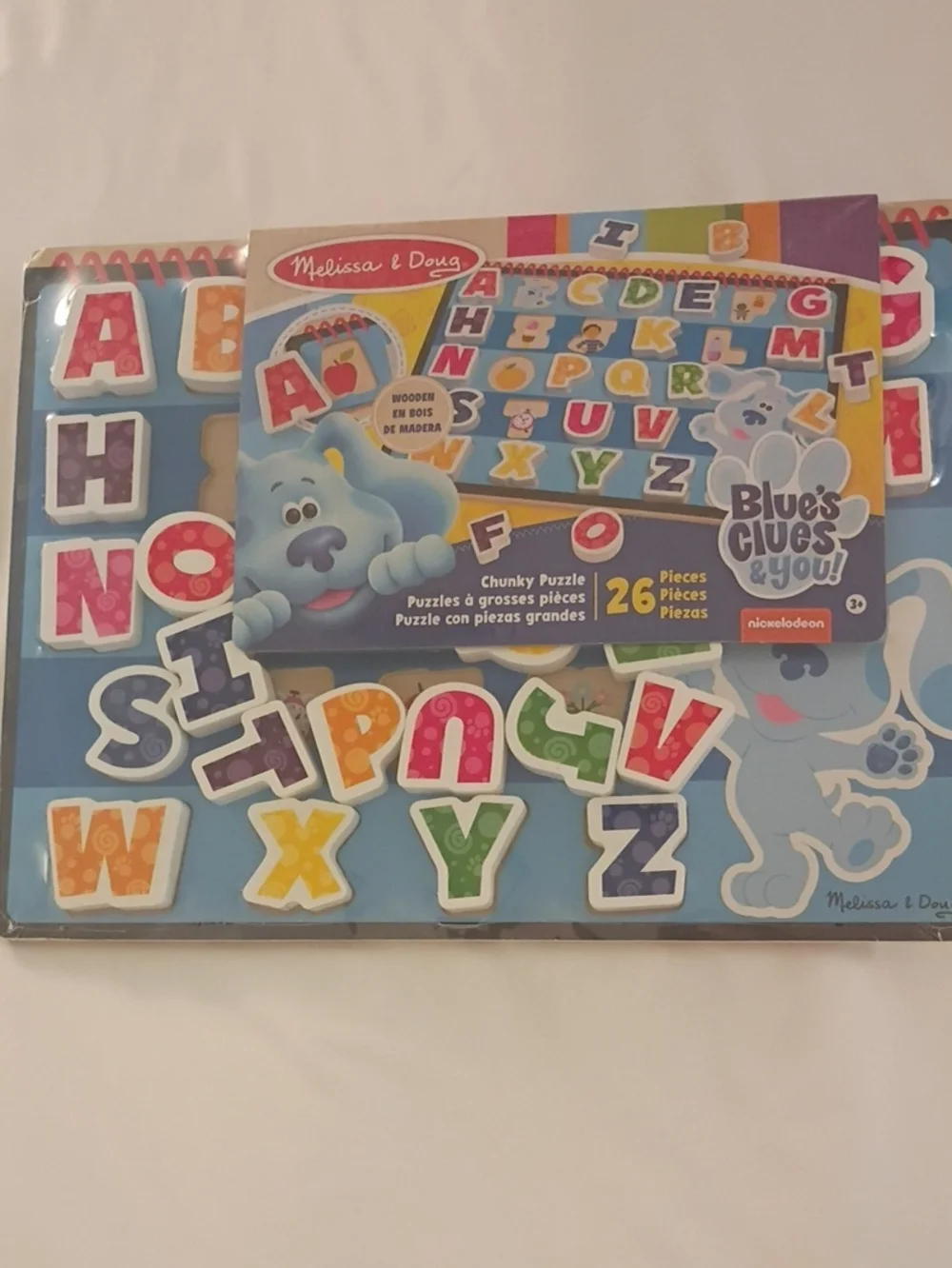 New Melissa & Doug Blue's Clues & You Alphabet Chunky Puzzle